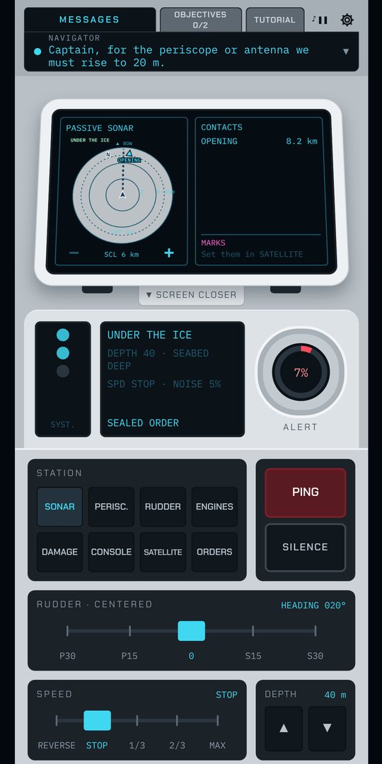 Mission 8 under the ice